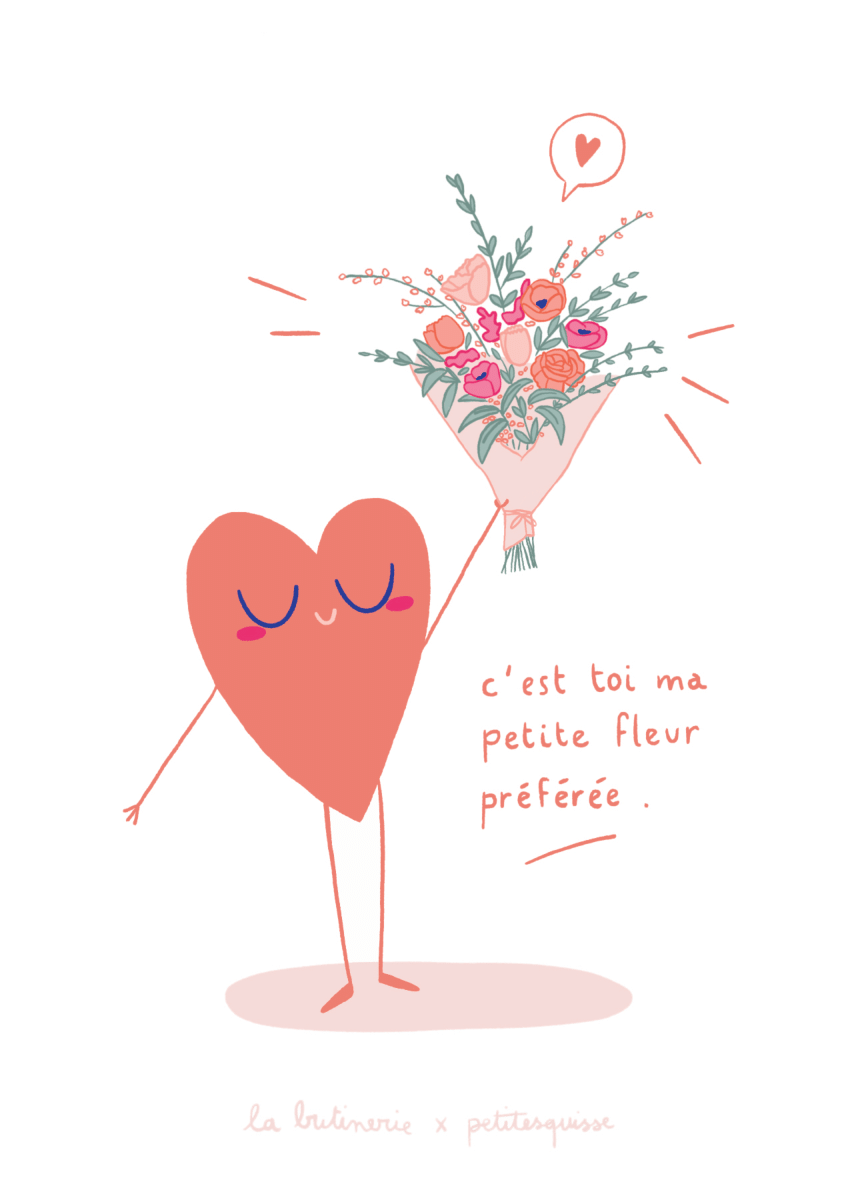 carte petite fleur
