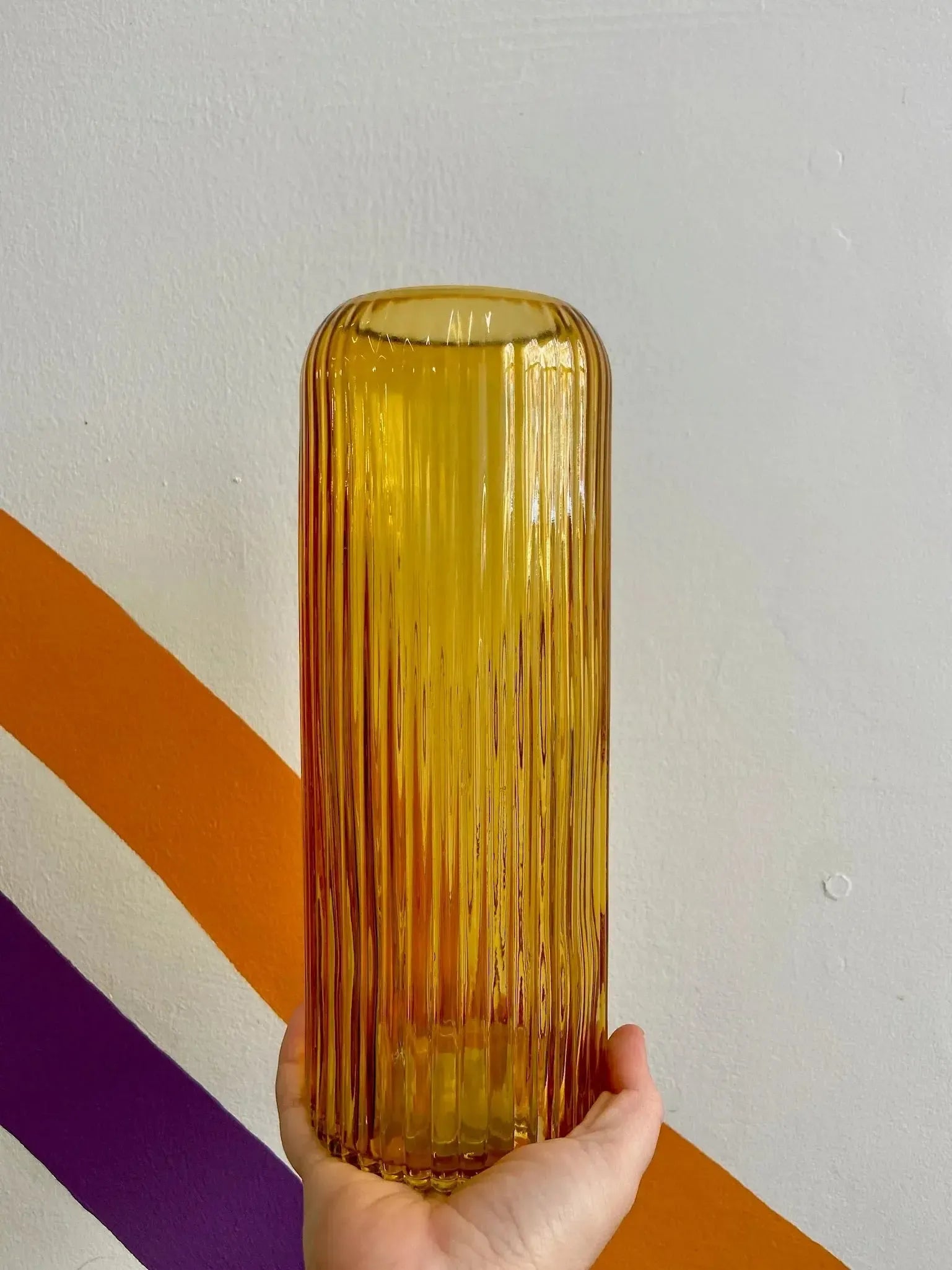 Vase en verre opaque