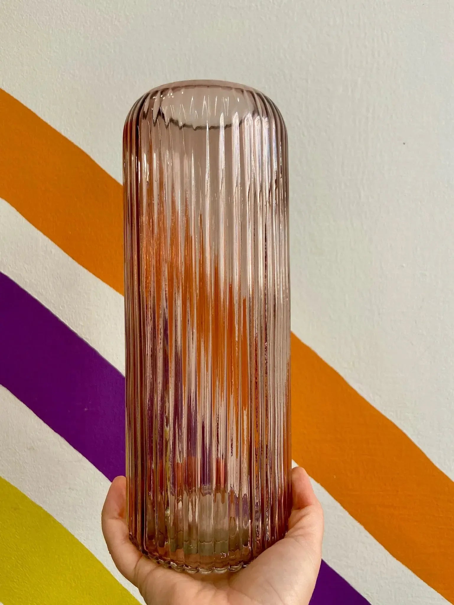 Vase en verre opaque